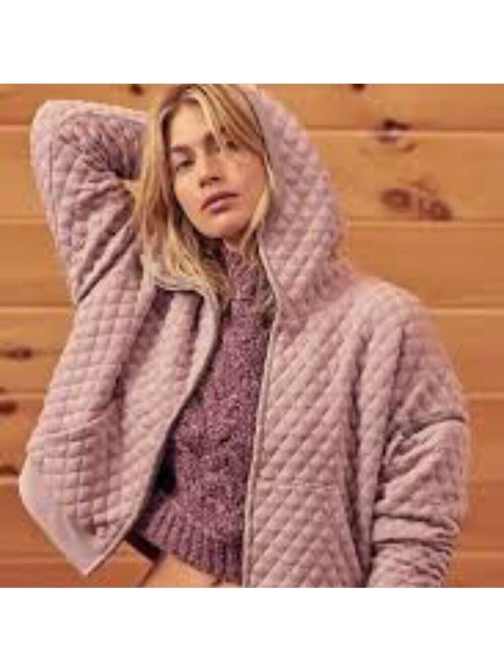 Free People Movement Hibernation Quilted ZipHoodie